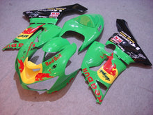Carica l&#39;immagine nel visualizzatore di Gallery, Green and Black Red Bull - NINJA ZX-6R 05-06 Fairing Kit