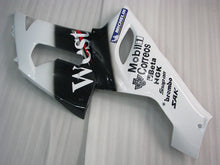 Carica l&#39;immagine nel visualizzatore di Gallery, White and Black West - NINJA ZX-6R 05-06 Fairing Kit