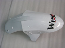 Carica l&#39;immagine nel visualizzatore di Gallery, White and Black West - NINJA ZX-6R 05-06 Fairing Kit