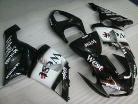 Black and White West - NINJA ZX-6R 05-06 Fairing Kit