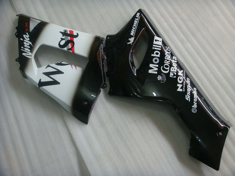 Black and White West - NINJA ZX-6R 05-06 Fairing Kit