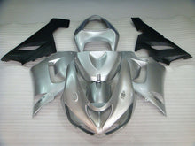 Carica l&#39;immagine nel visualizzatore di Gallery, Silver and Matte Black Factory Style - NINJA ZX-6R 05-06 Fairing Kit