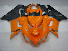 Carica l&#39;immagine nel visualizzatore di Gallery, Orange and Matte Black Factory Style - NINJA ZX-6R 05-06 Fairing Kit
