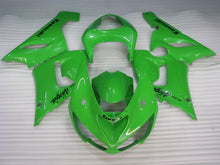 Carica l&#39;immagine nel visualizzatore di Gallery, All Green Factory Style - NINJA ZX-6R 05-06 Fairing Kit