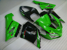 Carica l&#39;immagine nel visualizzatore di Gallery, Green and Black Factory Style - NINJA ZX-6R 05-06 Fairing Kit