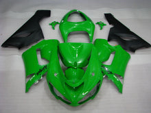Carica l&#39;immagine nel visualizzatore di Gallery, Green and Matte Black Factory Style - NINJA ZX-6R 05-06 Fairing Kit