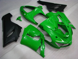 Green and Matte Black Factory Style - NINJA ZX-6R 05-06 Fairing Kit