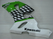 Carica l&#39;immagine nel visualizzatore di Gallery, Green and White Factory Style - NINJA ZX-6R 05-06 Fairing Kit