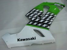 Carica l&#39;immagine nel visualizzatore di Gallery, Green and White Factory Style - NINJA ZX-6R 05-06 Fairing Kit