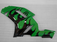 Carica l&#39;immagine nel visualizzatore di Gallery, Green and Black Flame - NINJA ZX-6R 07-08 Fairing Kit