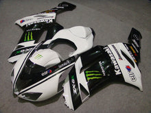 Carica l&#39;immagine nel visualizzatore di Gallery, White and Black Monster - NINJA ZX-6R 07-08 Fairing Kit