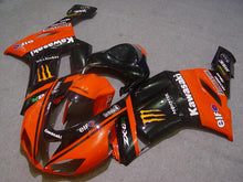Carica l&#39;immagine nel visualizzatore di Gallery, Orange and Black Monster - NINJA ZX-6R 07-08 Fairing Kit