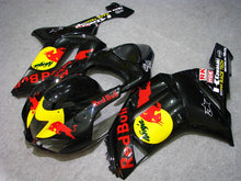 Carica l&#39;immagine nel visualizzatore di Gallery, Black Red Bull - NINJA ZX-6R 07-08 Fairing Kit