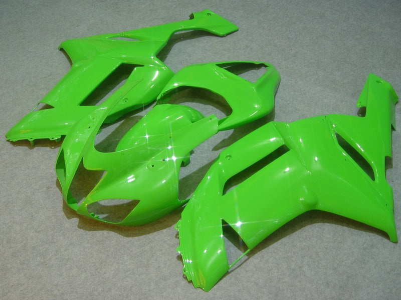 All Green No decals - NINJA ZX-6R 07-08 Fairing Kit