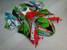 Carica l&#39;immagine nel visualizzatore di Gallery, Red Green and Black Motocard - NINJA ZX-6R 09-12 Fairing Kit