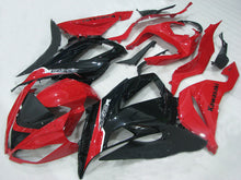 Carica l&#39;immagine nel visualizzatore di Gallery, Red and Black Factory Style - NINJA ZX-6R 13-18 Fairing Kit