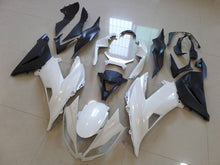 Carica l&#39;immagine nel visualizzatore di Gallery, White and Black Factory Style - NINJA ZX-6R 13-18 Fairing Kit
