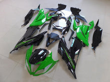 Carica l&#39;immagine nel visualizzatore di Gallery, Green and Black Factory Style - NINJA ZX-6R 13-18 Fairing Kit