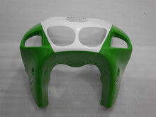 Carica l&#39;immagine nel visualizzatore di Gallery, Green and White Black Factory Style - NINJA ZX-7R 96-03 Fairing Kit