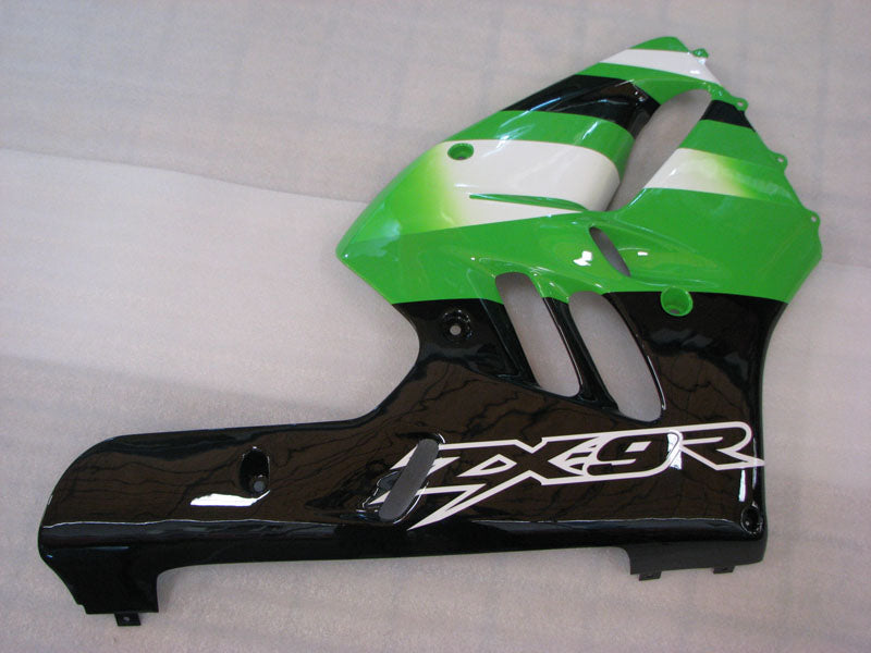 Green and Black Factory Style - NINJA ZX-9R 94-97 Fairing Kit