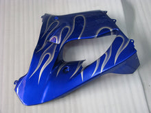 Carica l&#39;immagine nel visualizzatore di Gallery, Blue with Silver Flame - NINJA ZX-9R 98-99 Fairing Kit
