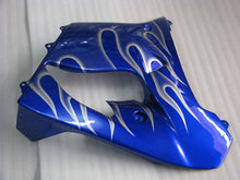 Carica l&#39;immagine nel visualizzatore di Gallery, Blue with Silver Flame - NINJA ZX-9R 98-99 Fairing Kit