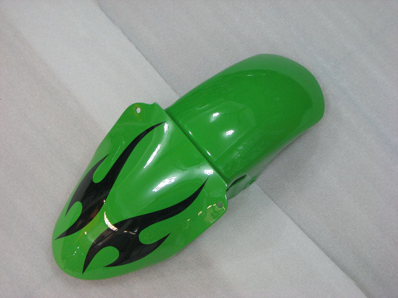 Green with Black Flame - NINJA ZX-9R 98-99 Fairing Kit