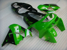 Carica l&#39;immagine nel visualizzatore di Gallery, Green and Black White Factory Style - NINJA ZX-9R 98-99 Fairing Kit
