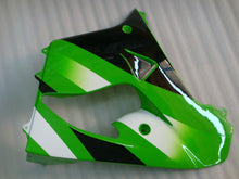 Carica l&#39;immagine nel visualizzatore di Gallery, Green and Black White Factory Style - NINJA ZX-9R 98-99 Fairing Kit