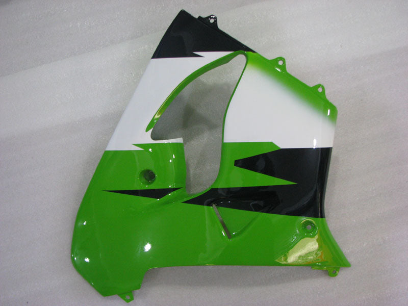 Green Black and White Factory Style - NINJA ZX-9R 98-99 Fairing Kit