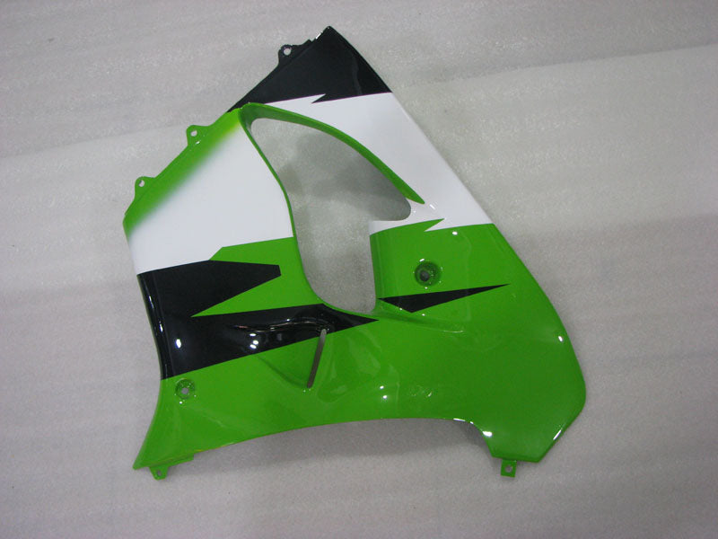 Green Black and White Factory Style - NINJA ZX-9R 98-99 Fairing Kit