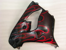 Carica l&#39;immagine nel visualizzatore di Gallery, Black with Red Flame - NINJA ZX-9R 00-01 Fairing Kit
