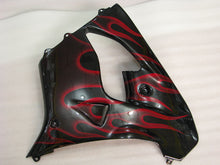 Carica l&#39;immagine nel visualizzatore di Gallery, Black with Red Flame - NINJA ZX-9R 00-01 Fairing Kit