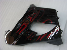 Carica l&#39;immagine nel visualizzatore di Gallery, Black Red Flame - NINJA ZX-9R 00-01 Fairing Kit