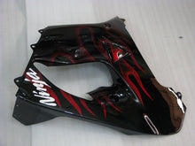 Carica l&#39;immagine nel visualizzatore di Gallery, Black Red Flame - NINJA ZX-9R 00-01 Fairing Kit