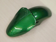 Carica l&#39;immagine nel visualizzatore di Gallery, Silver and Green Flame - NINJA ZX-9R 00-01 Fairing Kit