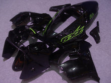 Carica l&#39;immagine nel visualizzatore di Gallery, Black with Green Stickers Factory Style - NINJA ZX-9R 00-01 Fairing Kit