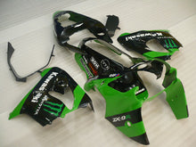 Carica l&#39;immagine nel visualizzatore di Gallery, Green and Black Monster - NINJA ZX-9R 02-03 Fairing Kit