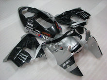 Carica l&#39;immagine nel visualizzatore di Gallery, Black and Silver Monster - NINJA ZX-9R 02-03 Fairing Kit