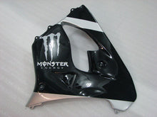 Carica l&#39;immagine nel visualizzatore di Gallery, Black and Silver Monster - NINJA ZX-9R 02-03 Fairing Kit