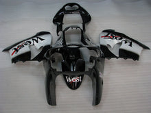 Carica l&#39;immagine nel visualizzatore di Gallery, Black and White West - NINJA ZX-9R 00-01 Fairing Kit