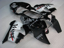 Carica l&#39;immagine nel visualizzatore di Gallery, Black and White West - NINJA ZX-9R 00-01 Fairing Kit