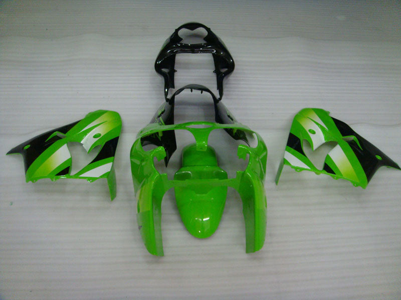 Green and Black Factory Style - NINJA ZX-9R 00-01 Fairing Kit
