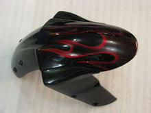 Carica l&#39;immagine nel visualizzatore di Gallery, Black and Red Flame - NINJA ZX-10R 04-05 Fairing Kit