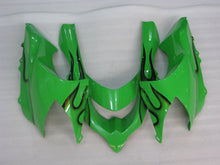 Carica l&#39;immagine nel visualizzatore di Gallery, Green and Black Flame - NINJA ZX-10R 04-05 Fairing Kit