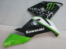 Carica l&#39;immagine nel visualizzatore di Gallery, White and Black Green Monster - NINJA ZX-10R 04-05 Fairing Kit