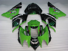 Carica l&#39;immagine nel visualizzatore di Gallery, Green and Black Monster - NINJA ZX-10R 04-05 Fairing Kit