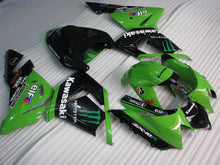 Carica l&#39;immagine nel visualizzatore di Gallery, Green and Black Monster - NINJA ZX-10R 04-05 Fairing Kit
