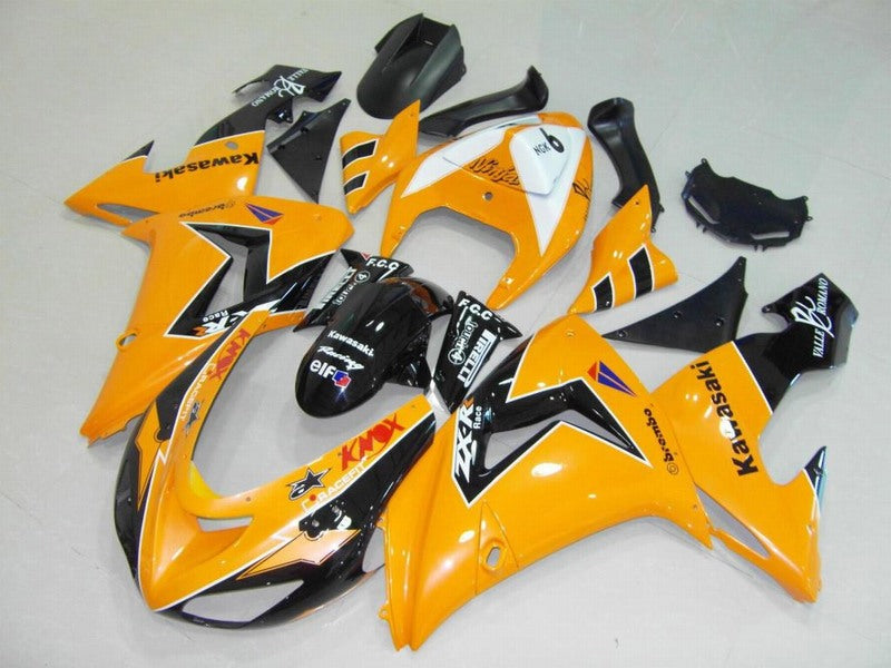 Yellow and Black alpinestars - NINJA ZX-10R 06-07 Fairing Kit