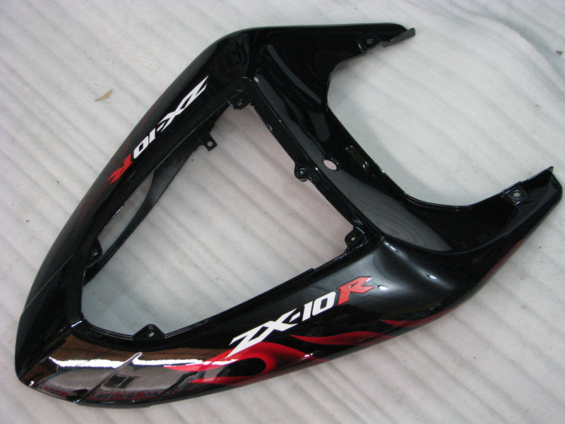 Black Red Flame - NINJA ZX-10R 06-07 Fairing Kit